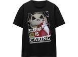 The Nightmare Before Christmas - Maglietta "Scaring Is Caring"" Per Bambini/Ragazzi Unisex TV17323 (M) (Schwarz)"