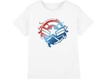 Capitan America - Maglietta Per Bambini TV17387 (128) (Bianco)