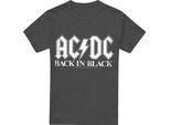 Ac/Dc - Maglietta "Back In Black"" Per Uomo/Donna Unisex TV17436 (Xxl) (Charcoal)"