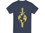 Star Trek - Maglietta "Impero Terrestre"" Per Uomini/Donne Unisex TV17680 (3XL) (Blu Navy)"