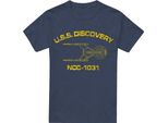 Star Trek: Discovery - Maglietta "Athletic"" Per Bambini/Donne Unisex TV17984 (Xl) (Marineblau)"