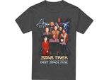 Star Trek - Maglietta "DS9"" Per Uomo/Donna Unisex TV17985 (Xxl) (Charcoal)"