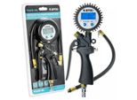 Pistola Stix PSAIR-1BL Per La Pressione Dei Pneumatici 0-18 Bar Con Manometro Elettronico