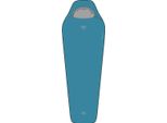 Sacco A Pelo Highlander Mummy Zeta 150 Sky Blue 5°C - Blu