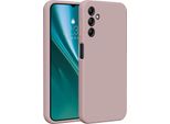 Etteri Custodia In Silicone Per Samsung Galaxy A15 4G / A15 5G Custodia Per Cellulare Rosa Chiaro