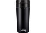 Any Morning BA21522 Tazza Thermos 380 Ml, Acciaio Inox Doppio Strato, A Prova Di Perdite, Coperchio Con Chiusura A Bottone, Filtro In Acciaio, 12,85 Oz