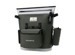 Rockbros Borsa Frigo Borsa Portabagagli 2 In 1 Cooler Box Borsa Portabagagli Riflettente Grigio Scuro