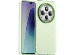 Custodia Per Xiaomi Redmi 14C / Xiaomi Redmi 14R, Sottile Custodia Semi-Trasparente Opaca Antiurto Per Telefono Verde