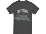 Star Trek - Maglietta "The Defiant"" Per Uomo/Donna Unisex TV18068 (L) (Charcoal)"