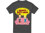 Beavis & Butthead - Maglietta "Couch Og"" Per Uomo/Donna Unisex TV18311 (Xl) (Charcoal)"