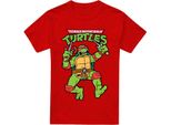 Teenage Mutant Ninja Turtles - Maglietta Uomo/Donna Unisex TV18384 (Xl) (Rosso)