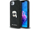 Custodia Karl Lagerfeld Monogram Karl Head Pin Do Iphone 16E Czarny