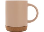 Xd Collection - Tazza Da Caffè, Sughero, Ceramica, 280Ml XD131 (Taglia Unica) (Marrone/Bianco)