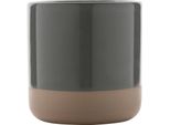 Xd Collection - Tazza Da Caffè, Smaltata, In Ceramica, 360Ml XD168 (Taglia Unica) (Grigio)