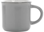 Xd Collection - Tazza Da Caffè, Vintage, In Ceramica, 280Ml XD135 (Taglia Unica) (Grigio)