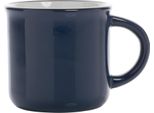 Xd Collection - Tazza Da Caffè, Vintage, In Ceramica, 280Ml XD135 (Taglia Unica) (Blu Navy)