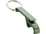 Xd Collection - Apribottiglie, Alluminio Riciclato XD269 (Taglia Unica) (Verde)