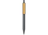 Xd Collection - Penna A Sfera, Bambù XD494 (14 Cm X 1,1 Cm) (Grigio)