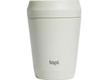 Topl - Tazza Da Bere "To Go"", Coperchio Brevettato A 360°, Acciaio Inox, 235Ml XD519 (Taglia Unica) (Marrone)"