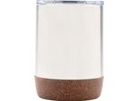 Xd Collection - Tazza Da Caffè, Sughero, Acciaio Inox Riciclato XD557 (Taglia Unica) (Argento)