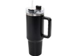 Xd Collection - Tazza Per Bere "Peakflow"", Acciaio Inossidabile Riciclato, 1200Ml XD642 (Taglia Unica) (Nero)"