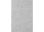 Xd Collection - Taccuino "Phrase"", Feltro Riciclato, A5 XD686 (Taglia Unica) (Grigio)"