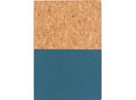 Xd Collection - Taccuino, Sughero E Kraft, A5 XD688 (Formato Unico) (Blu/Marrone)