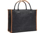 Vinga - Borsa Della Spesa "Bosler"", Tela Riciclata XD722 (Taglia Unica) (Nero)"