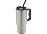 Xd Collection - Tazza "Embrace Deluxe"", Acciaio Inossidabile Riciclato, 900Ml XD873 (Taglia Unica) (Argento)"
