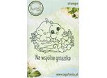 Agateria -Trasparente Timbro Motivo Timbro Trasparente - Uccelli + Sottotitolo Pl