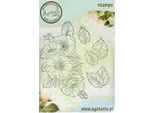 Agateria - Timbro Trasparente Motivo Timbro, Wild Rose, Wild Rose