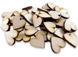 Cuori Di Legno Per Decoupage 2 Cm - 50 Pezzi