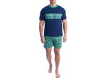 Pigiama Estivo In Cotone A Maniche Corte KL30000 Da Uomo Di Kisses&Love