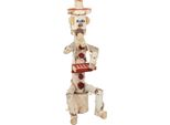 Figura In Legno Di Betulla, 55 Cm, Cantante, Decorazione Da Giardino