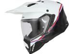 Casco Da Enduro Acerbis Assault Graphic, Bianco/Nero, M (57/58)
