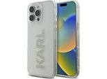 Karl Lagerfeld Iml Strass Logo Custodia Per Iphone 16 Pro Trasparente
