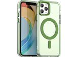 Custodia Magnetica Per Iphone 11 Pro Max, Sottile Custodia Traslucida Opaca Antiurto Verde