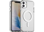 Custodia Magnetica Per Iphone 11, Sottile Custodia Antiurto Traslucida Opaca Bianca