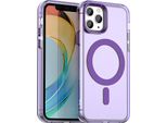 Custodia Magnetica Per Iphone 11 Pro, Sottile Custodia Traslucida Opaca Antiurto Viola