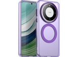 Custodia Magnetica Per Huawei Mate 60 Pro+, Sottile Custodia Traslucida Opaca Antiurto Viola