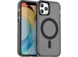 Custodia Magnetica Per Iphone 11 Pro Max, Sottile Custodia Traslucida Opaca Antiurto Nera