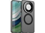 Custodia Magnetica Per Huawei Mate 60 Pro+, Sottile Custodia Traslucida Opaca Antiurto Nero