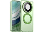 Custodia Magnetica Per Huawei Mate 60 Pro, Sottile Custodia Traslucida Opaca Antiurto Verde