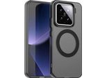 Custodia Magnetica Per Xiaomi 15, Sottile Custodia Traslucida Opaca Antiurto Nero