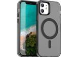 Custodia Magnetica Per Iphone 12 /Iphone 12 Pro, Sottile Custodia Traslucida Opaca Antiurto Nero