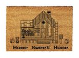 Zerbino Stardew Valley "Home Sweet Home"" - Ispirato Al Gioco | Decorazioni Uniche Per La Casa | Regalo Per I Giocatori 60Cm X 40Cm X 1,8Cm"