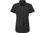 Premier - Camicia Formale "Supreme"" Da Donna A Maniche Corte PC7795 (Xxs) (Nero)"