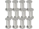 Bettizia Set Di 12 Gambe Per Mobili Set Di Gambe Per Tavoli Gambe Per Divani Gambe Per Letti Gambe Per Divani Gambe Per Armadi Gambe Per Mobili Alluminio 4X150Mm