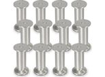 Bettizia Set Di 12 Gambe Per Mobili Set Di Gambe Per Tavoli Gambe Per Divani Gambe Per Letti Gambe Per Divani Gambe Per Mobili Gambe Per Mobili Alluminio 4X180Mm