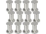 Aopunly Set Di 12 Gambe Per Mobili Set Di Gambe Per Tavoli Gambe Per Divani Gambe Per Mobili Supporti Per Divani Gambe Per Mobili Gambe Per Mobili Alluminio 4X120Mm